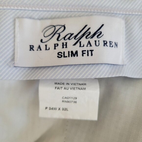 Ralph Lauren Slim Fit Dress Pants Mens. Size 34 Waist.  Excellent Condition... - Picture 4 of 6